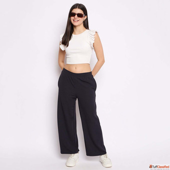 Buy Women Palazzo Pants Online - Stylish Comfortable Trendy Palazzo for Women in Cotton Printed High