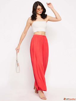 Buy Women Palazzo Pants Online - Stylish Comfortable Trendy Palazzo for Women in Cotton Printed High