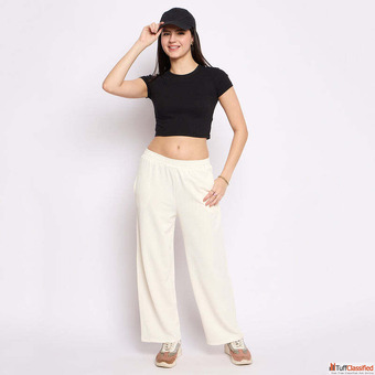 Buy Women Palazzo Pants Online - Stylish Comfortable Trendy Palazzo for Women in Cotton Printed High