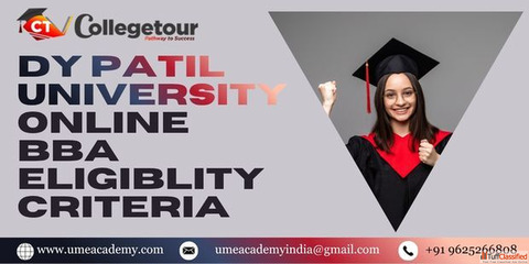 DY Patil university online BBA eligiblity criteria