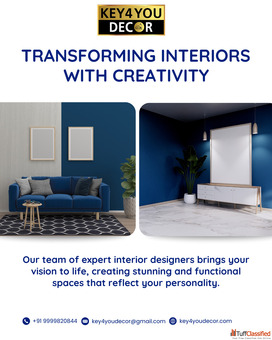 Top Interior Designer In New Delhi for commercial area Key4You Decor