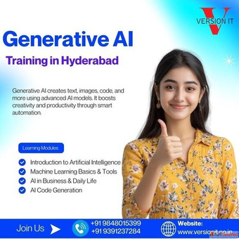 Generative AI Training in Hyderabad with Placement