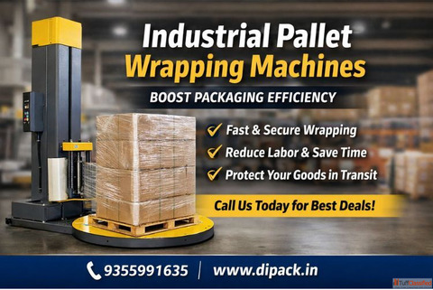 Industrial Pallet Wrapping Machines - Boost Packaging Efficiency