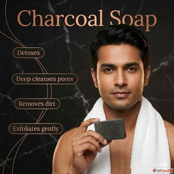 Detox Refresh with Soperas Charcoal Soap - Your Skin's Daily Reset in Mohali
