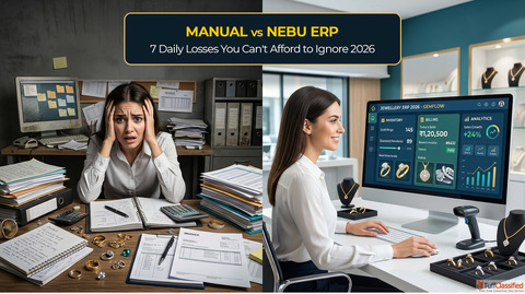 Best Jewellery ERP Software in India for Retail Wholesale Nebu Logiology