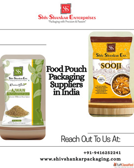 Food Pouch Packaging Suppliers in India
