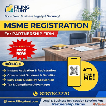 MSME Registration For Partnership Firm