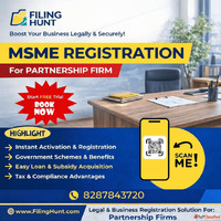 MSME Registration For Partnership Firm