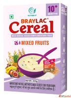 Braylac Mixed Fruit Infant Cereal with Milk for 10-24 Months...