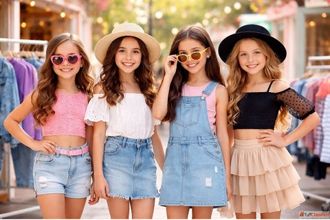 Girls Western Wear Wholesale Delhi - Trendy Kids Fashion by Lekhus Collection