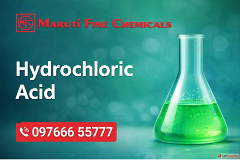 Who provides high-quality Hydrochloric Acid for industries