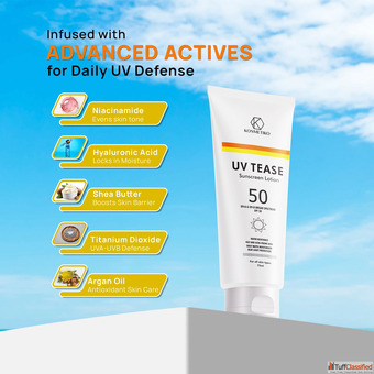 Get Ultimate Protection from Sun UV Tease SPF 50 Sunscreen