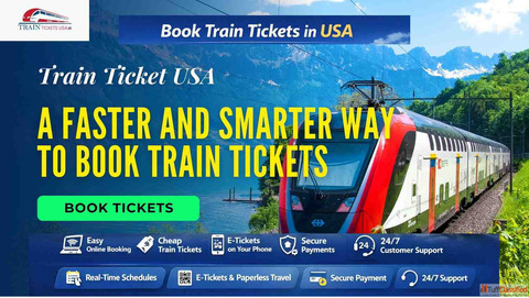 Book Affordable Train Tickets USA Online