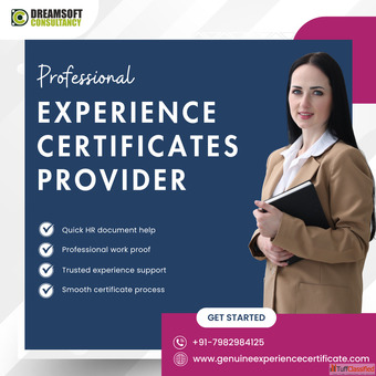 Experience Certificates Provider in Hyderabad