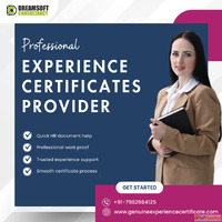 Experience Certificates Provider in Hyderabad