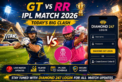 Diamond 247 Login Guide for GT vs RR IPL 2026 Match - Teams ...