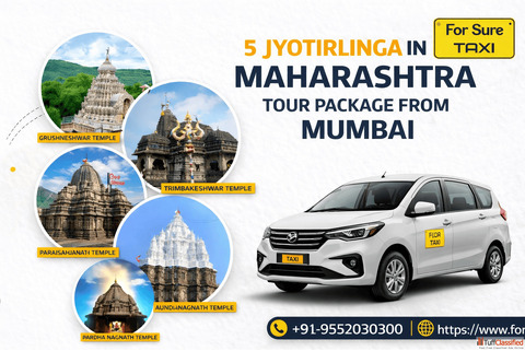 Mumbai to Panch Jyotirlinga Tour Packages by Car 5 Jyotirlinga Yatra Maharashtra