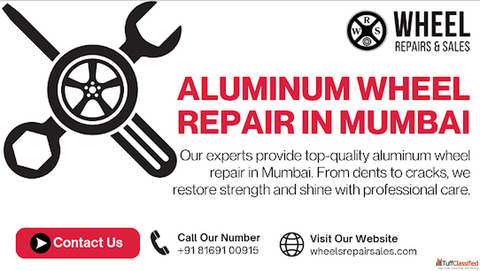 Aluminum Wheel Repair in Mumbai Crack Repair Straightening Finishing