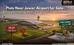 Plots Near Jewar Airport for Sale - Starting 65000Sq.Yard 25...