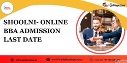 Shoolni- Online bba admission last date