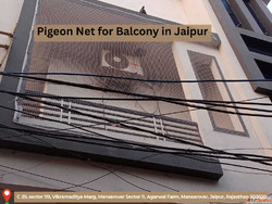 Durable Pigeon Net for Balcony in Jaipur Installation