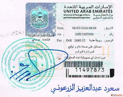 UAE Embassy Attestation - Mumbai Delhi Bangalore Chennai