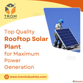 Top Quality Rooftop Solar Plant for Maximum Power Generation