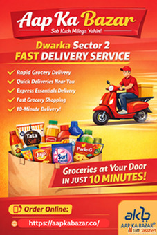Dwarka Sector 2 Fast Delivery Service Aap Ka Bazar