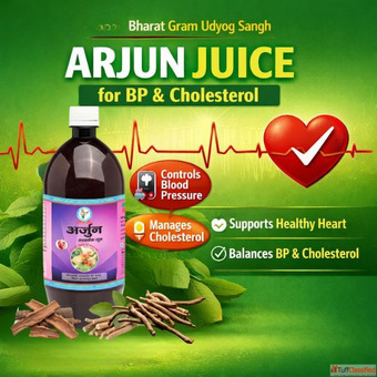 Bharat Gram Udyog Sangh Arjun Juice for BP Cholesterol