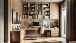 Smart Multi-Functional Home Workspace Design for Modern Livi...