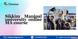 Sikkim Manipal university online MA course