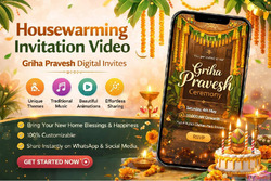 Housewarming Invitation Video in Jaipur Manav Invites