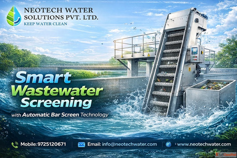 Smart Wastewater Screening with Automatic Bar Screen Technology