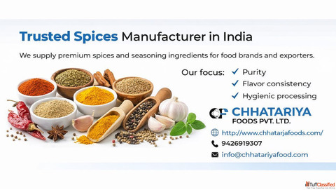 Top Spices Manufacturer in India - Quality You Can Trust