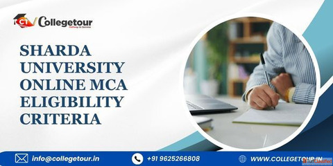 Sharda university online MCA eligibility criteria