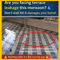 Are you facing terrace leakage- Get repairs done before Mons...