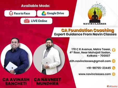 CA Foundation Coaching - Expert Guidance By Navin Classes