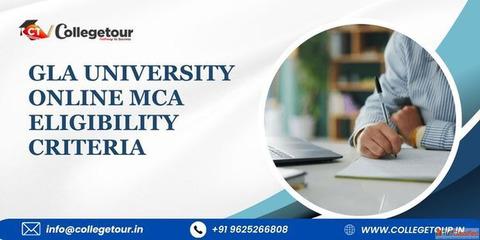 GLA university online MCA eligibility criteria