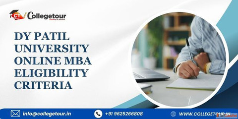 DY Patil university online MBA eligibility criteria