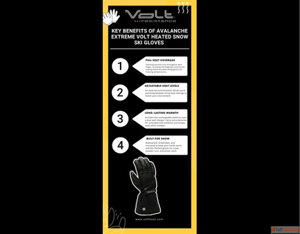 Shop Volt Heat Avalanche Extreme Heated Snow Ski Gloves Online
