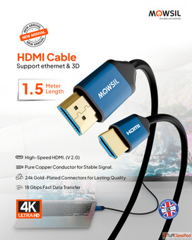 Premium HDMI Cables for High-Resolution Performance