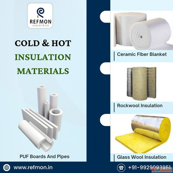 Hot Cold Insulation Materials Available at Refmon Industries