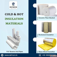 Hot Cold Insulation Materials Available at Refmon Industries