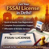 Affordable FSSAI License in Delhi with Complete Support