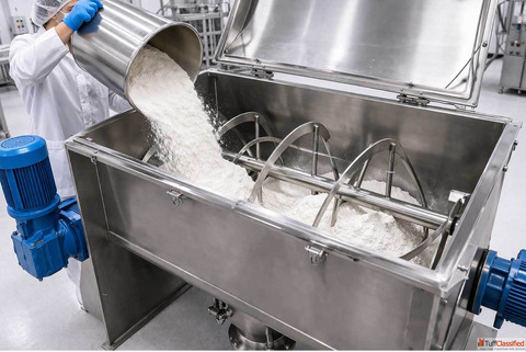 Horizontal Ribbon Blender