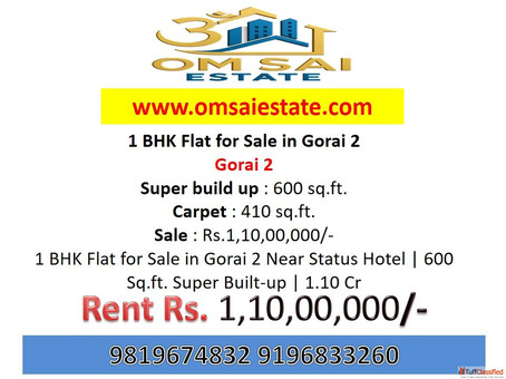 1 BHK Flat for Sale in Gorai 2