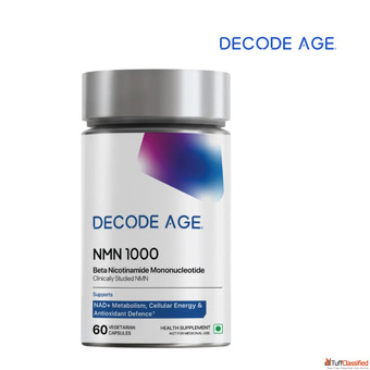 Decode Age NMN Beta 1000mg Advanced Cellular Energy Anti-Aging Support