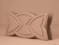 Tulip Clutch Beige - Premium Style for Modern Women