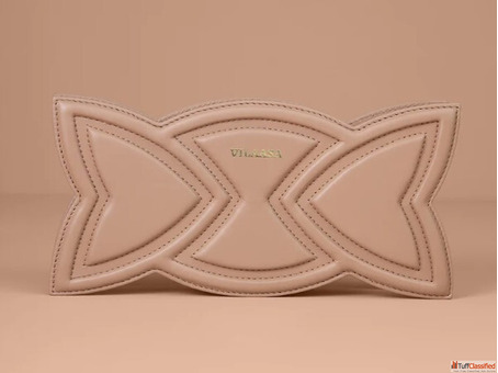 Tulip Clutch Beige - Premium Style for Modern Women