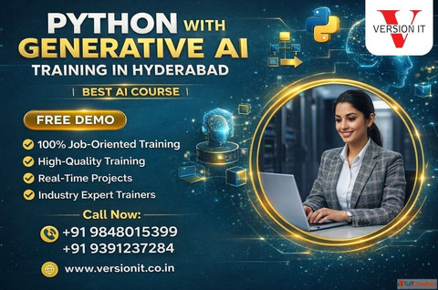 Python with Gen AI Training in Hyderabad - Version IT